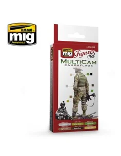 Multicam Camouflage Figures Set - AMMO by MIG Jimenez A.MIG-7028 2