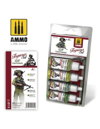 IDF Uniforms Figures Set - AMMO by MIG Jimenez A.MIG-7030