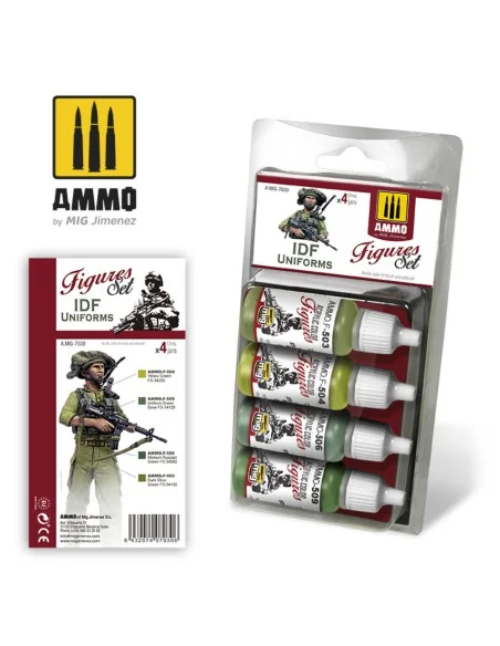 IDF Uniforms Figures Set - AMMO by MIG Jimenez A.MIG-7030