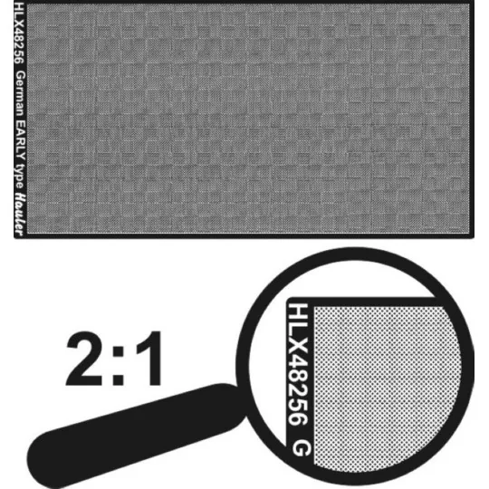 engraved plate-GERMAN EARLY type - Hauler HLX48256