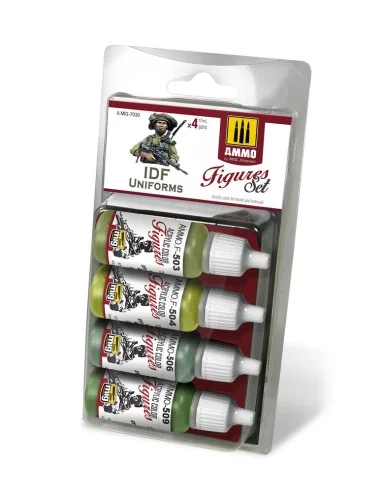 IDF Uniforms Figures Set - AMMO by MIG Jimenez A.MIG-7030
