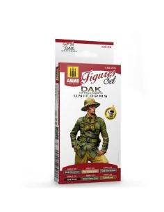DAK Uniforms (Africa Korps) Figures Set - AMMO by MIG Jimenez A.MIG...