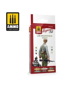 US Marines WWII Figures Set - AMMO by MIG Jimenez A.MIG-7044 2