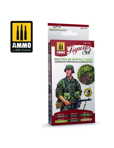Waffen SS Spring Camo. German Einchenlaubmuster Figures Set - AMMO ...