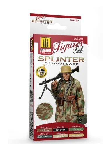 Splinter Camouflage Figures Set - AMMO by MIG Jimenez A.MIG-7029