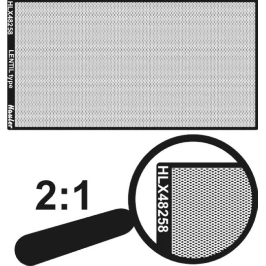 engraved plate-LENTIL type - Hauler HLX48258