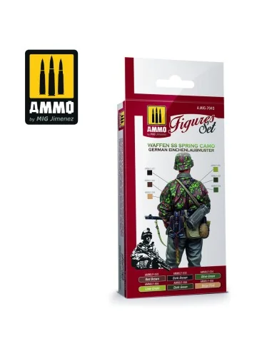 Waffen SS Spring Camo. German Einchenlaubmuster Figures Set - AMMO ...