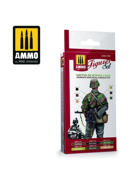 Waffen SS Spring Camo. German Einchenlaubmuster Figures Set - AMMO ...