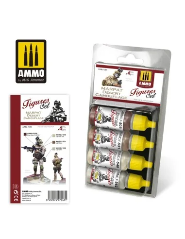 Marpat Desert Camouflage Figures Set - AMMO by MIG Jimenez A.MIG-7048
