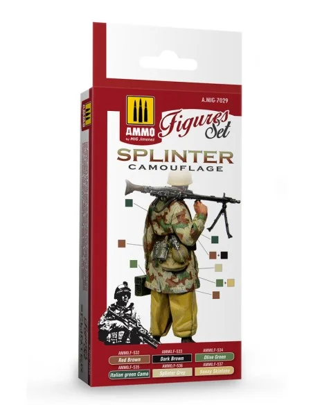 Splinter Camouflage Figures Set - AMMO by MIG Jimenez A.MIG-7029