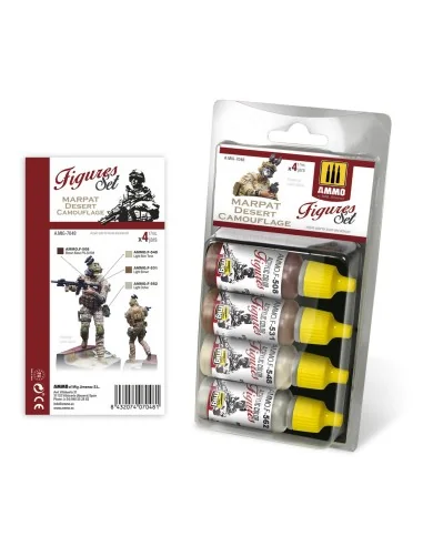 Marpat Desert Camouflage Figures Set - AMMO by MIG Jimenez A.MIG-7048