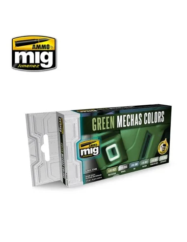 Green Mechas Colors - AMMO by MIG Jimenez A.MIG-7149