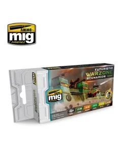 Futuristic Warzone Scenarios Paints - AMMO by MIG Jimenez A.MIG-7154