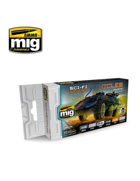 Sci-Fi Ground Vehicles Paints - AMMO by MIG Jimenez A.MIG-7155