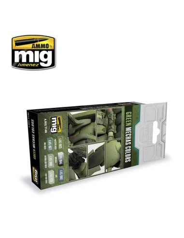 Green Mechas Colors - AMMO by MIG Jimenez A.MIG-7149