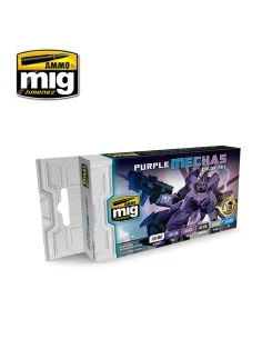 Purple Mechas Color Set - AMMO by MIG Jimenez A.MIG-7157