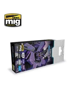 Purple Mechas Color Set - AMMO by MIG Jimenez A.MIG-7157 2