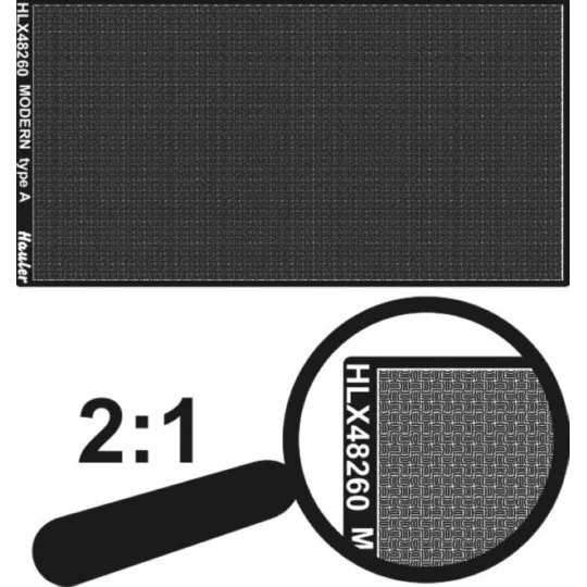 engraved plate-MODERN A type - Hauler HLX48260