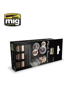 Flesh Tones Set - AMMO by MIG Jimenez A.MIG-7168 2