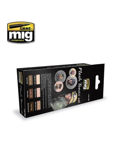 Flesh Tones Set - AMMO by MIG Jimenez A.MIG-7168