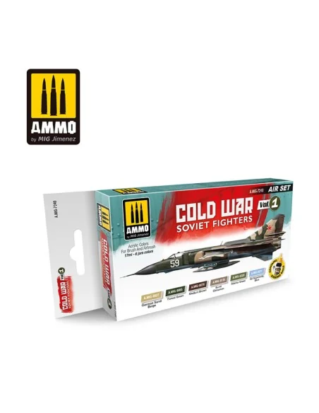 Cold War Vol. 1 - Soviet Fighters - AMMO by MIG Jimenez A.MIG-7240
