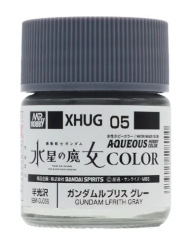 Mr Hobby -Gunze AQUEOUS GUNDAM COLOR (10ml) GUNDAM LFRITH GRAY - Mr...