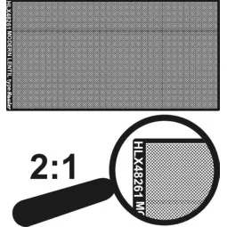 engraved plate-MODERN LENTIL type - Hauler HLX48261