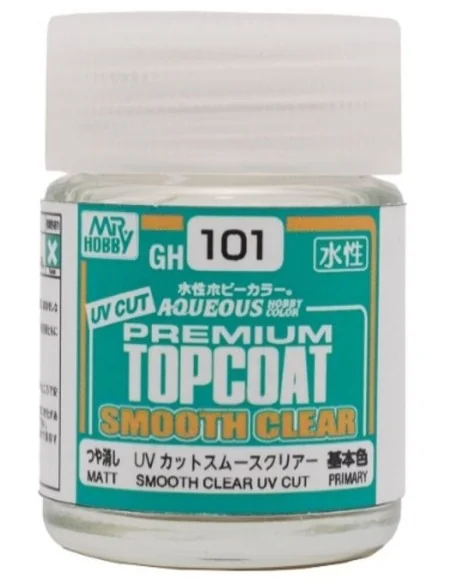 Mr Hobby -Gunze Premium Top Coat Smooth Clear UV Cut (Matt) - Mr Ho...