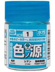 Mr Hobby -Gunze Aqueous Hobby Colors (18 ml) Primary Color Pigment ...