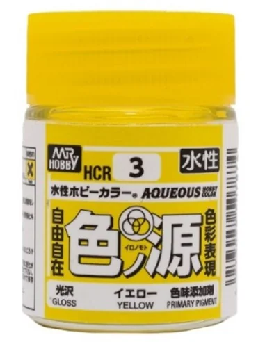 Mr Hobby -Gunze Aqueous Hobby Colors (18 ml) Primary Color Pigment ...