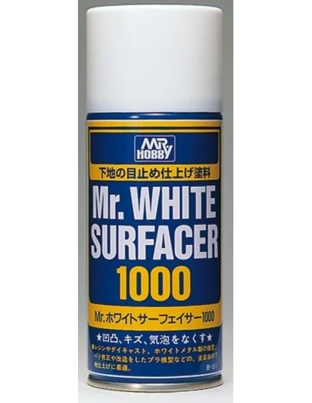 Mr Hobby -Gunze Mr. White Surfacer 1000 Spray (170 ml) - Mr Hobby -...