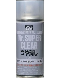 Mr Hobby -Gunze Mr. Super Clear Flat Spray (170 ml) - Mr Hobby - Gu...