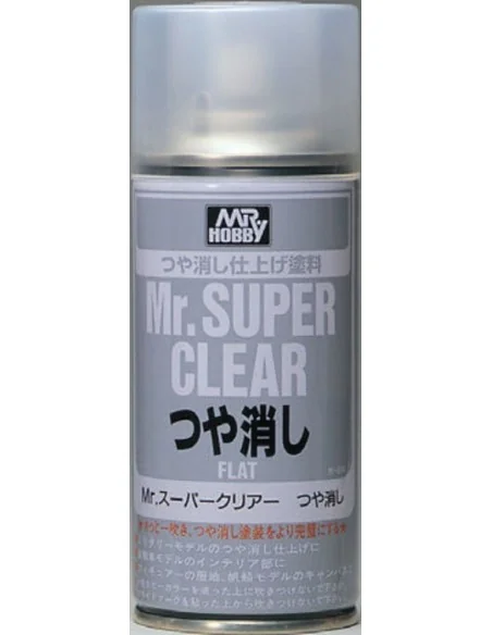 Mr Hobby -Gunze Mr. Super Clear Flat Spray (170 ml) - Mr Hobby - Gu...