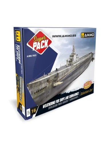 SUPER PACK Weathering for Ships and Submarines - AMMO by MIG Jimene...