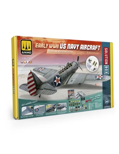SOLUTION BOX 30 - How to paint Early WWII US Navy Aircraft - AMMO b...