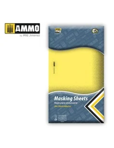 Masking Sheets (x5 sheets, 280mm x 195mm, adhesive) - AMMO by MIG J...