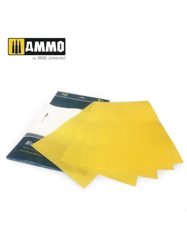 Masking Sheets (x5 sheets, 280mm x 195mm, adhesive) - AMMO by MIG J...