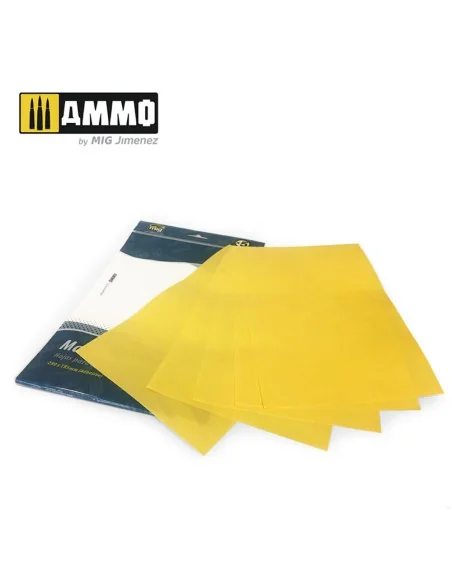 Masking Sheets (x5 sheets, 280mm x 195mm, adhesive) - AMMO by MIG J...
