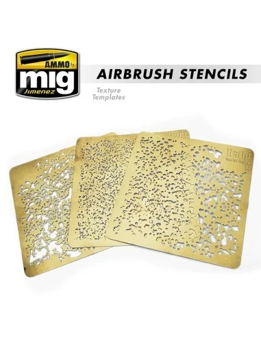 Airbrush Stencils - Available Again - AMMO by MIG Jimenez A.MIG-8035