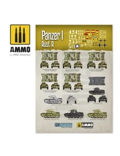 1/16 Panzer I Ausf. A Decals - AMMO by MIG Jimenez A.MIG-8060 2