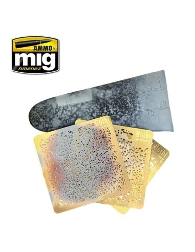 Airbrush Stencils - Available Again - AMMO by MIG Jimenez A.MIG-8035
