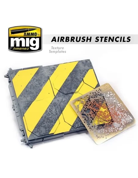 Airbrush Stencils - Available Again - AMMO by MIG Jimenez A.MIG-8035