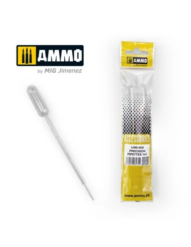 Small Pipettes 1mL (0.03 oz) - 4 pcs. - AMMO by MIG Jimenez A.MIG-8235