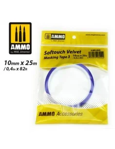 Softouch Velvet Masking Tape 3 (10mm x 25M) - AMMO by MIG Jimenez A...