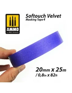 Softouch Velvet Masking Tape 4 (20mm x 25M) - AMMO by MIG Jimenez A... 2