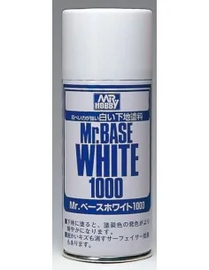 Mr Hobby -Gunze Mr. Base White 1000 Spray (180 ml) - Mr Hobby - Gun...