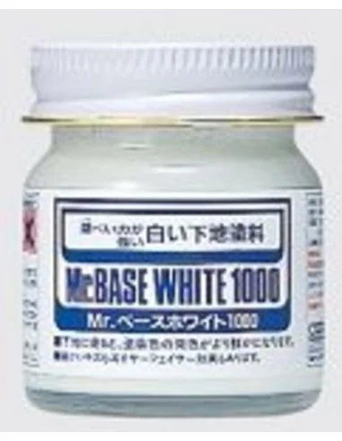 Mr Hobby -Gunze Mr. Base White 1000 (40 ml) - Mr Hobby - Gunze SF-283