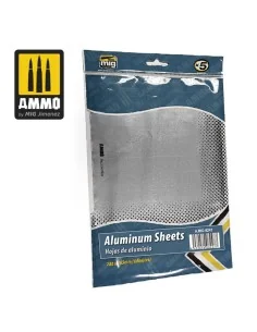 Aluminium Sheets 280mm x 195mm - AMMO by MIG Jimenez A.MIG-8247