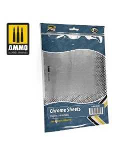 Chrome Sheets 280mm x 195mm - AMMO by MIG Jimenez A.MIG-8248