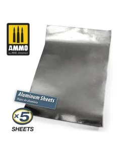 Aluminium Sheets 280mm x 195mm - AMMO by MIG Jimenez A.MIG-8247 2
